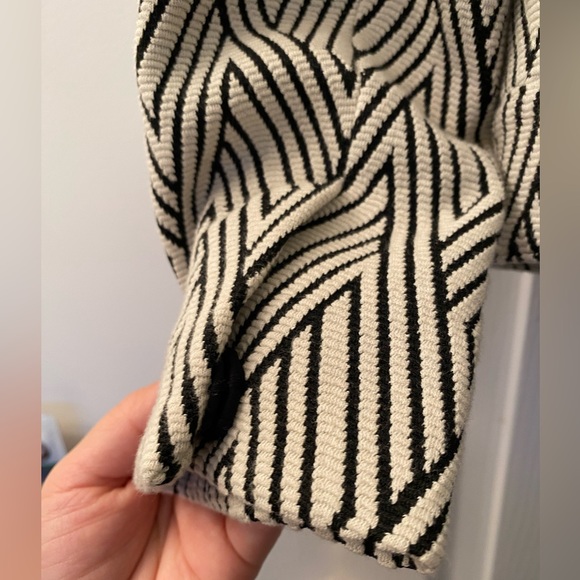 Banana Republic Chevron Blazer Jacket size XS Petite - Picture 7 of 7